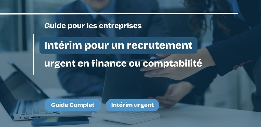 Intérim pour un recrutement urgent en finance